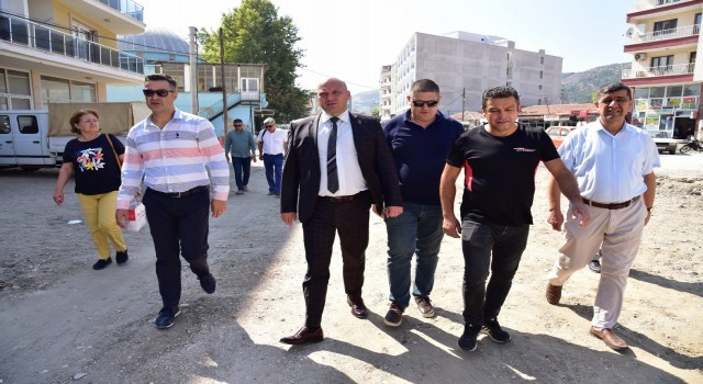 Gölmarmara Uğur Mumcu Caddesinde çalışmalar başladı