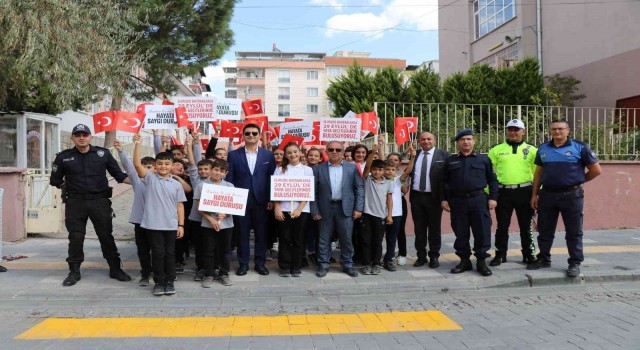 Gördeste Yayalara Öncelik Duruşu etkinliği düzenlendi