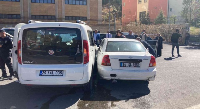 Gümüşhanede trafik kazası: 2 yaralı