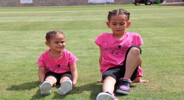 Gümüşhaneli çocuklar ilk kez cimnastik sporuyla tanıştı