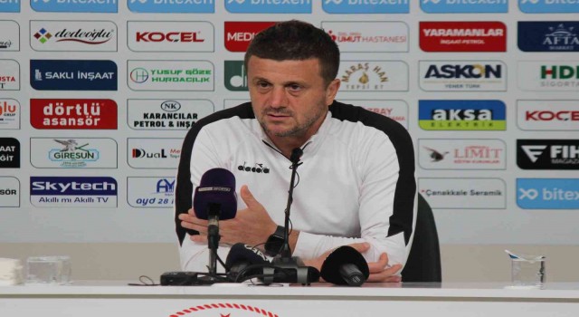 Hakan Keleş: “Taraftarımıza galibiyet hediye etmek istiyorduk, üzgünüz”