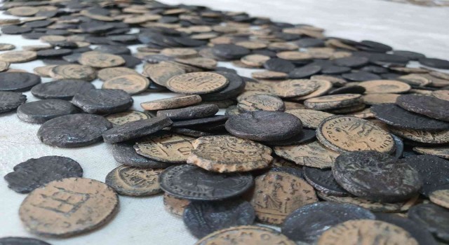 Hatayda 5 bin 627 adet sikke ele geçirildi