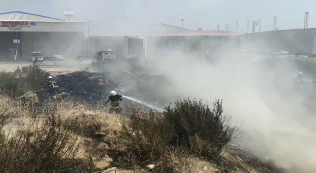 Hatayda sanayide çıkan yangın kontrol altına alındı