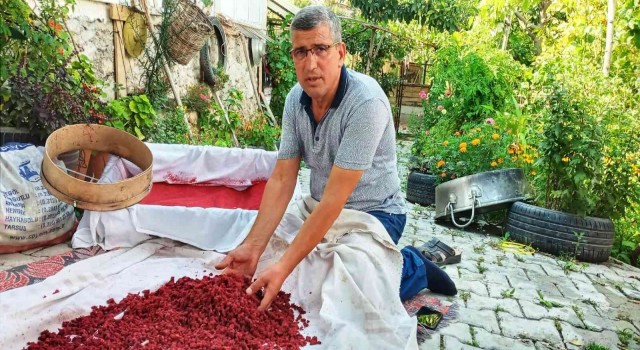 Hisarcıklı üreticinin yaptığı ekşi tarhana büyük rağbet görüyor