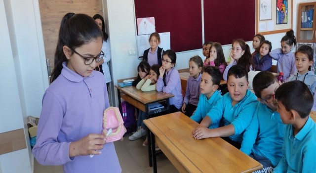 Hisarcıkta 166 öğrenciye hijyen, ağız ve diş sağlığı eğitimi