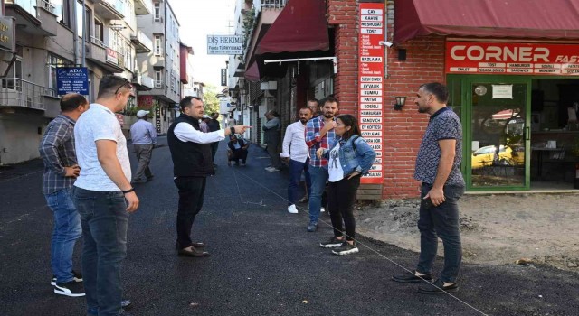 Hüseyin Pehlivan Caddesi ve çevresindeki çalışmalarda sona gelindi