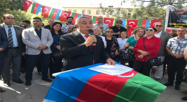 Iğdırda Ermenistanın Azerbaycana yaptığı saldırılar kınandı