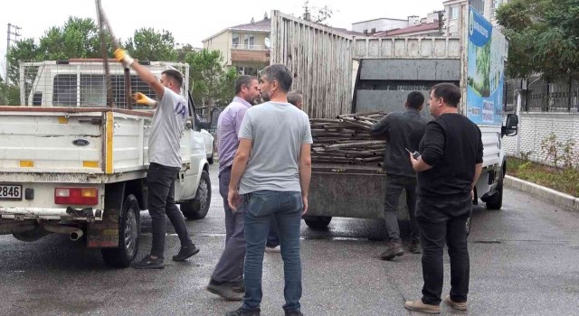 İnşaattan demir iskele çalan şüpheli yakalandı