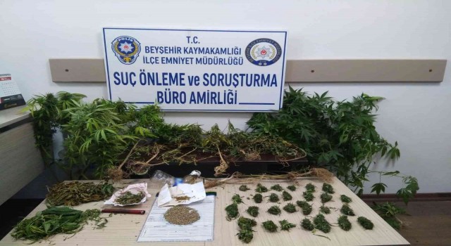 İş yerinde uyuşturucu yetiştiren şüpheli tutuklandı