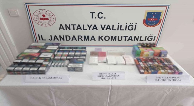 Jandarmadan kaçak sigara operasyonu