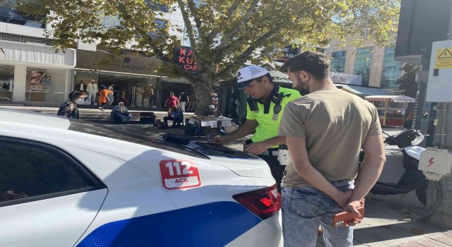 Kadıköyde dron destekli denetimde sürücülere ceza yağdı