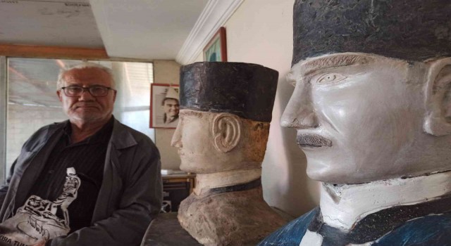 Kahramanmaraşlı tamirci Atatürk heykelinde iddialı