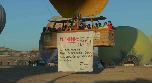 Kapadokyada balonlar, DMD hastalığının uçup gitmesi için uçtu