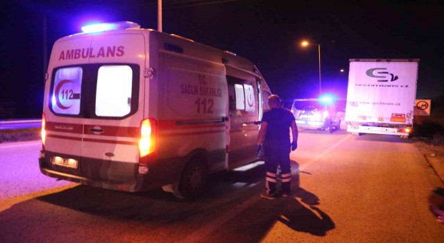 Kapıkule yolunda 2 tır çarpıştı: 1 yaralı