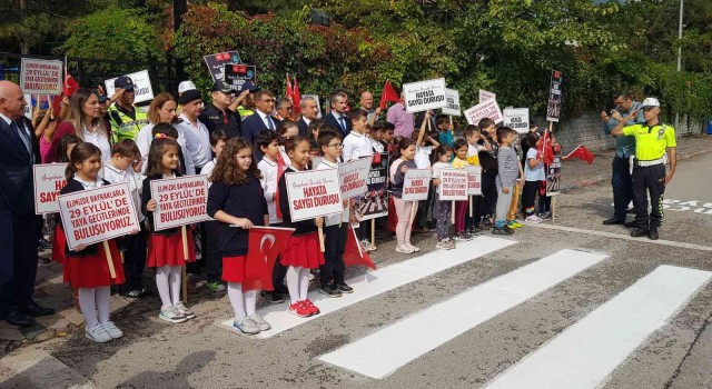 Karabükte “Önce Yaya Uygulaması” farkındalık etkinliği düzenlendi