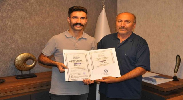 Karslı gazeteciler drone ehliyeti ve sertifikalarını aldı