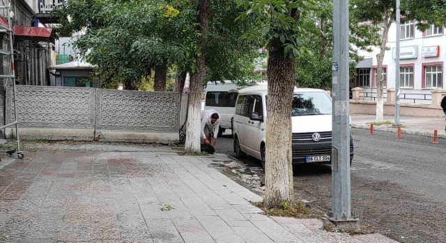 Karsta şüpheli çanta polisi harekete geçirdi