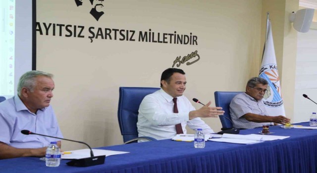Kaş Belediyesinin Eylül ayı meclis toplantısı yapıldı