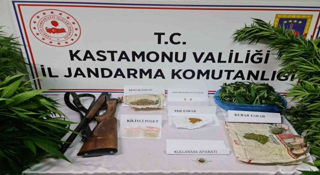 Kastamonuda jandarma ekiplerinden uyuşturucu operasyonu: 1 tutuklama