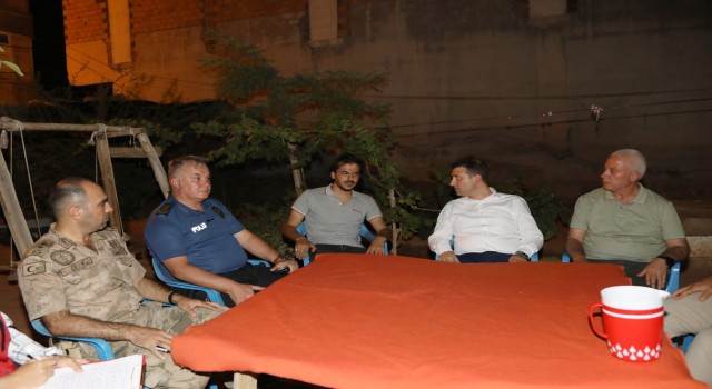 Kaymakam Cıdıroğlu vatandaşları ziyaret edip sorun dinledi