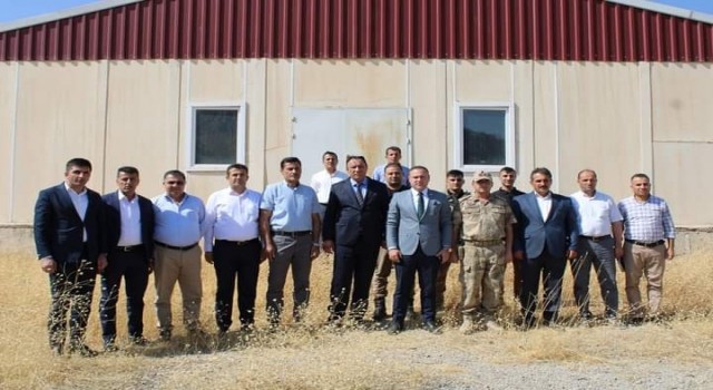 Kaymakam Mızrak Umurlu Sınır Kapısında incelemelerde bulundu