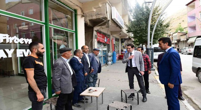 Kaymakam Sakarya ve Başkan Şeylandan esnaf ziyareti
