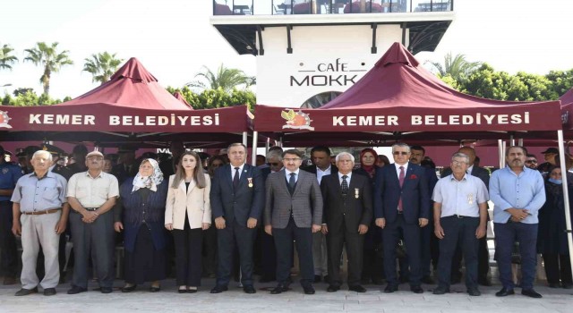 Kemerde 19 Eylül Gaziler Günü törenle kutlandı