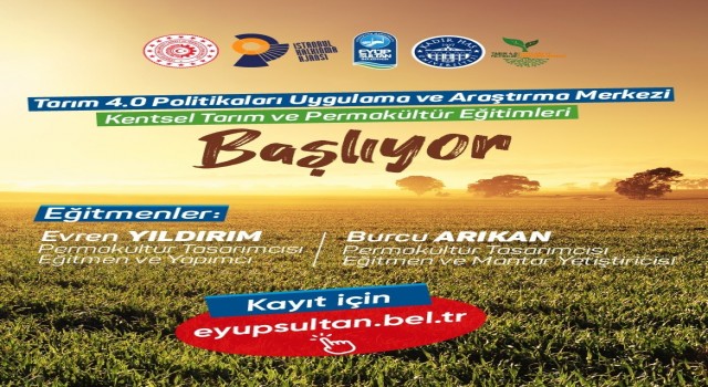 Kentsel tarım ve permakültür eğitimleri başlıyor