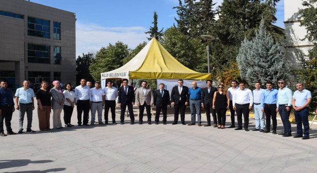 Kilis Denetimli Serbestlik Müdürlüğünde Ebru Sanatı sergisi