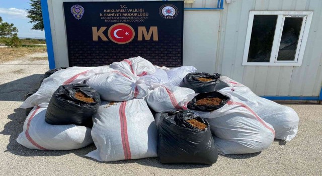 Kırklarelinde uyuşturucu tacirlerine darbe: 70,9 kilogram esrar ele geçirildi