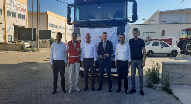 Kızılay Edremit Şubesinden Pakistana gıda yardımı