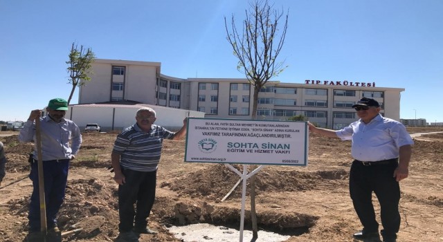 KMÜ‘de peyzaj çalışmaları devam ediyor