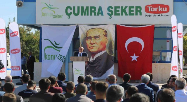 Konya Şekerin pancar alım kampanyası dualarla açıldı