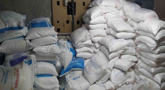 Konyada çuvallar dolusu sahte deterjan ele geçirildi