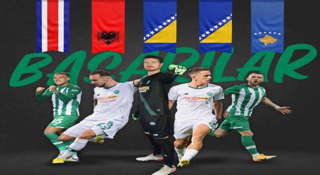 Konyasporun 5 futbolcusuna milli davet
