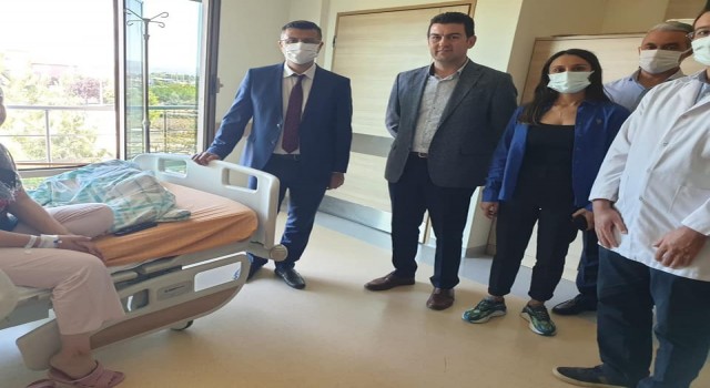 Korkmaz, sağlık personellerinin istek ve önerilerini dinledi
