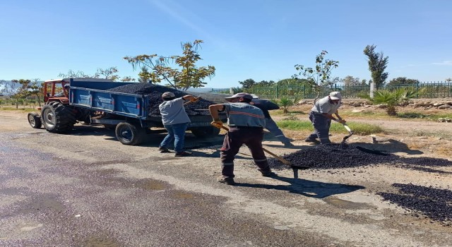 Köşkte asfalt çalışmaları devam ediyor