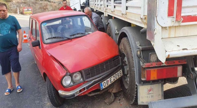 Kuşadasında kaza ucuz atlatıldı