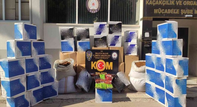 Malatyada kaçak sigara operasyonu