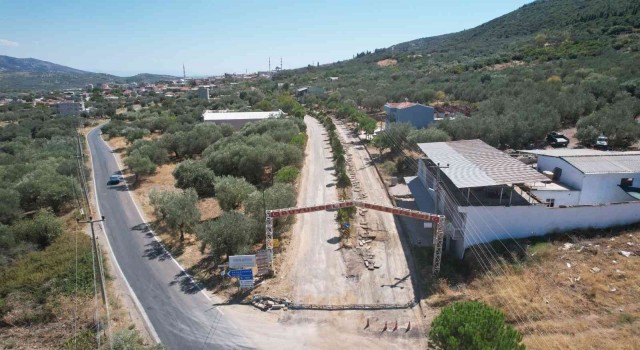 Manisa Büyükşehir Belediyesi Büyükbelen yolunu yeniliyor
