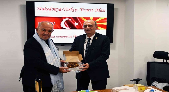 Manisa TSO heyeti Kuzey Makedonyada iş dünyasıyla buluştu