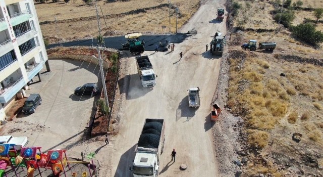 Mardin Büyükşehir Belediyesi yol çalışmalarını hız kesmeden sürdürüyor