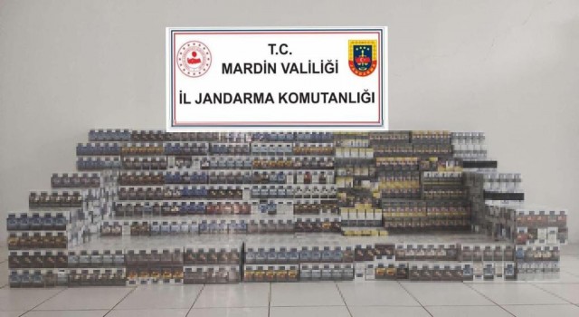 Mardinde bir araçta 10 bin 130 paket kaçak sigara ele geçirildi