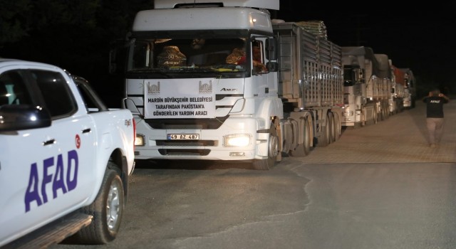 Mardinden dost ve kardeş ülke Pakistana yardım eli