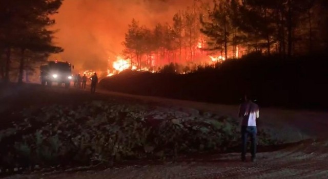 Marmaristeki orman yangınında 10 saat geride kaldı