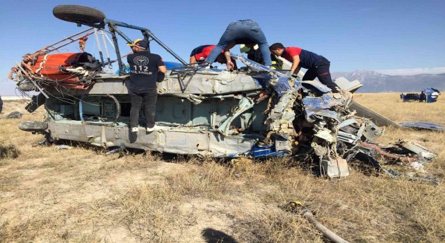 Marmaristeki yangına destek için giden helikopter düştü: 2 ölü, 5 yaralı
