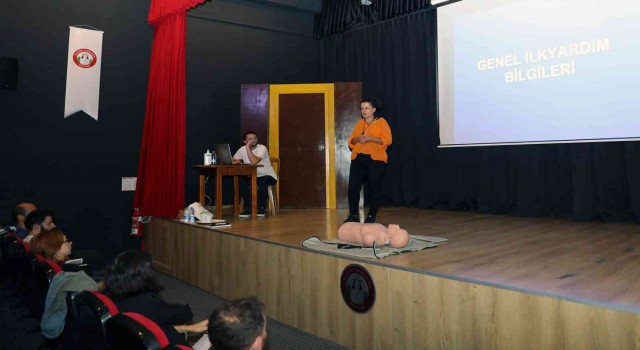 Menteşe Belediyesi personeline ilkyardım eğitimi