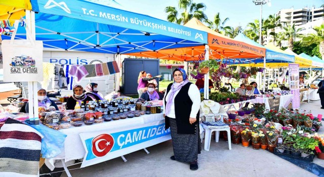 Mersinde kadınlar ürünlerini kazanca dönüştürüyor