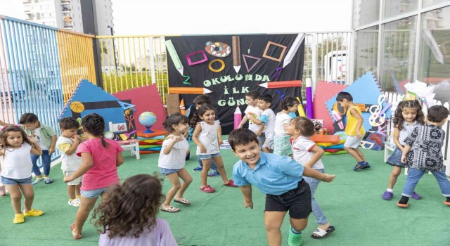 Mersinde kreşlerde ilk gün heyecanı