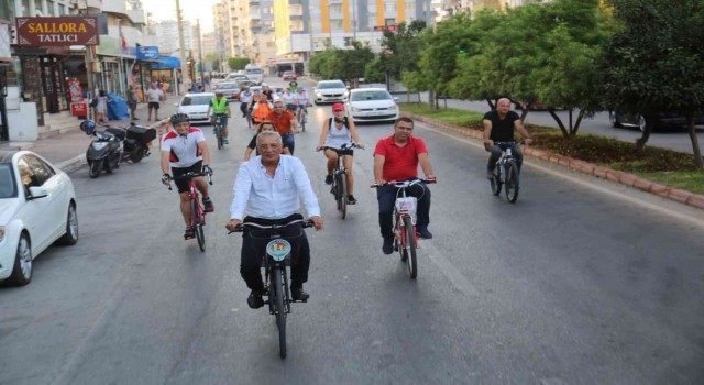 Mezitlide Avrupa Hareketlilik Haftası bisiklet sürerek başladı